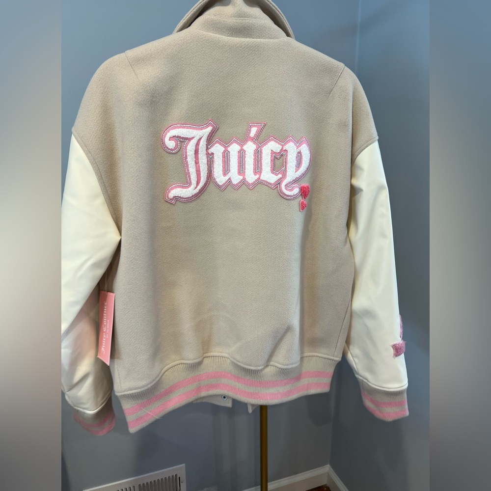 NWT JUICY COUTURE VARSITY JACKET - Picture 2 of 2